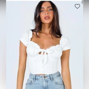Princess Polly Size 4 Eloise Crop Top
